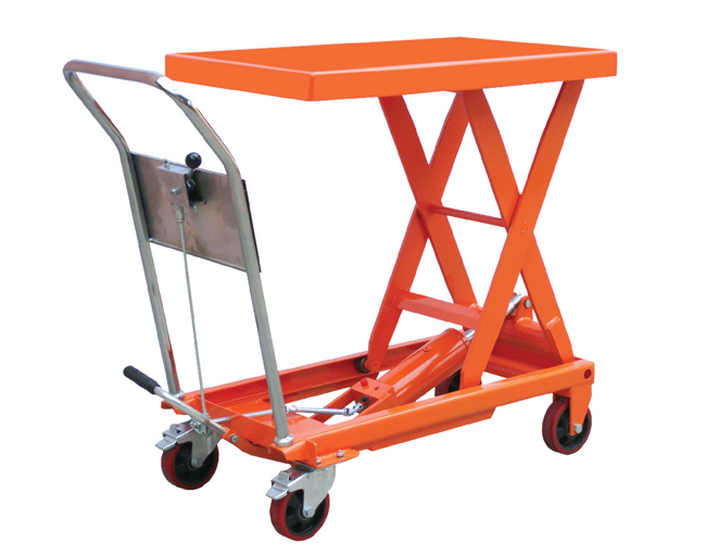 杠桿式卸荷結(jié)構(gòu)平臺車
